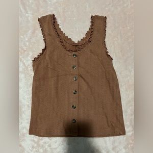 Tank Top with Buttons